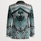 Aotearoa Iwi Ngati Paoa Personalised Blazer Maori Kowhaiwhai Pattern