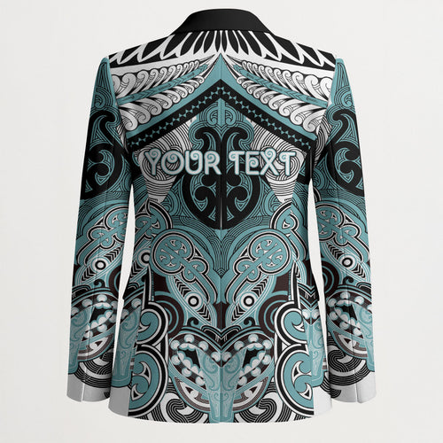 Aotearoa Iwi Ngati Paoa Personalised Blazer Maori Kowhaiwhai Pattern