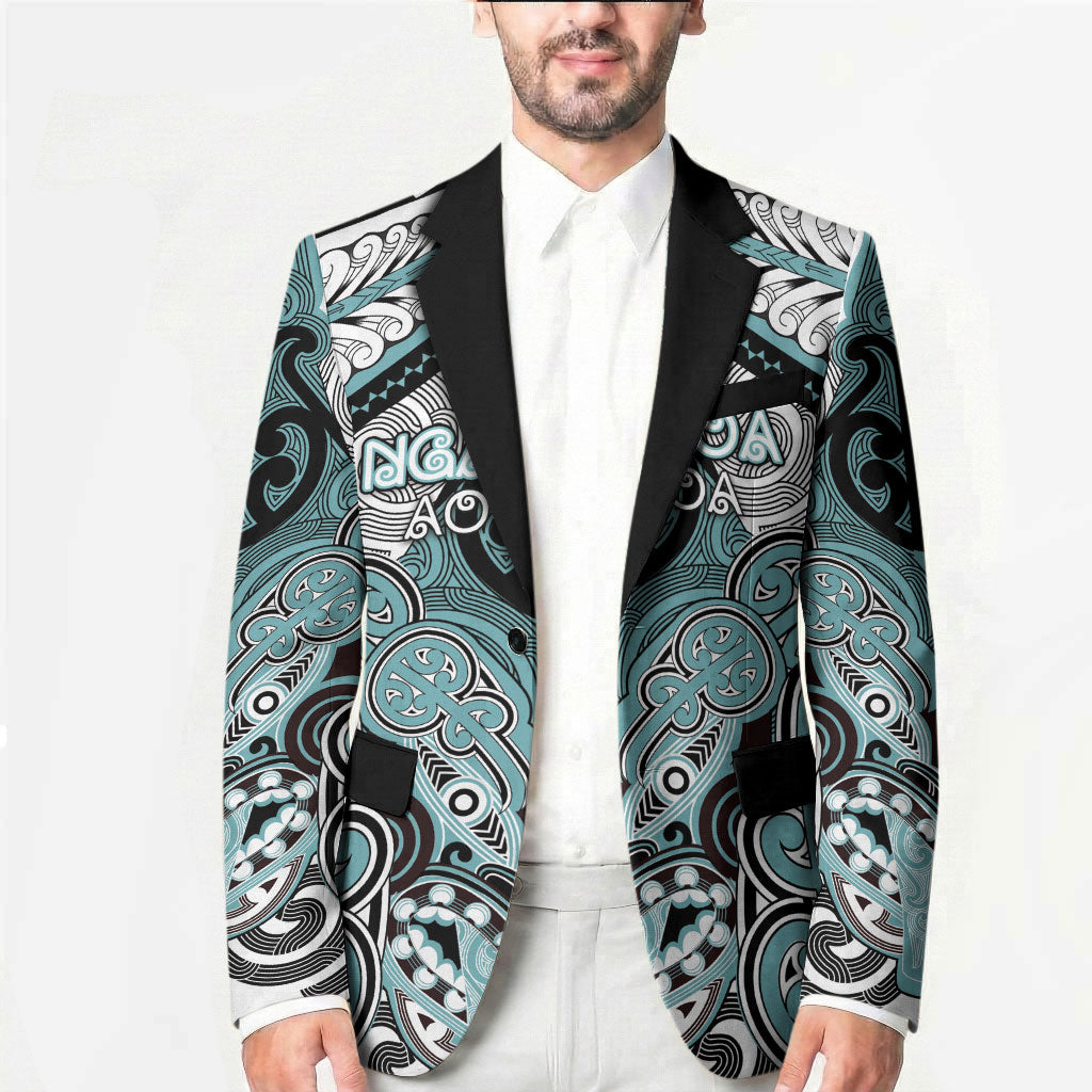 Aotearoa Iwi Ngati Paoa Personalised Blazer Maori Kowhaiwhai Pattern