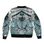 Aotearoa Iwi Ngati Paoa Personalised Bomber Jacket Maori Kowhaiwhai Pattern