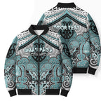 Aotearoa Iwi Ngati Paoa Personalised Bomber Puffer Jacket Maori Kowhaiwhai Pattern