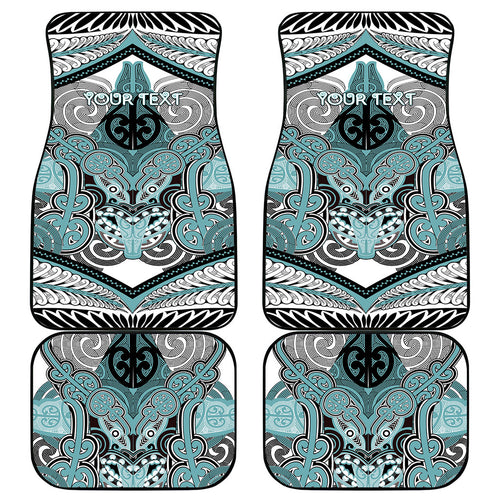 Aotearoa Iwi Ngati Paoa Personalised Car Mats Maori Kowhaiwhai Pattern