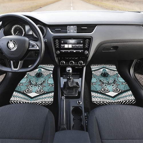 Aotearoa Iwi Ngati Paoa Personalised Car Mats Maori Kowhaiwhai Pattern