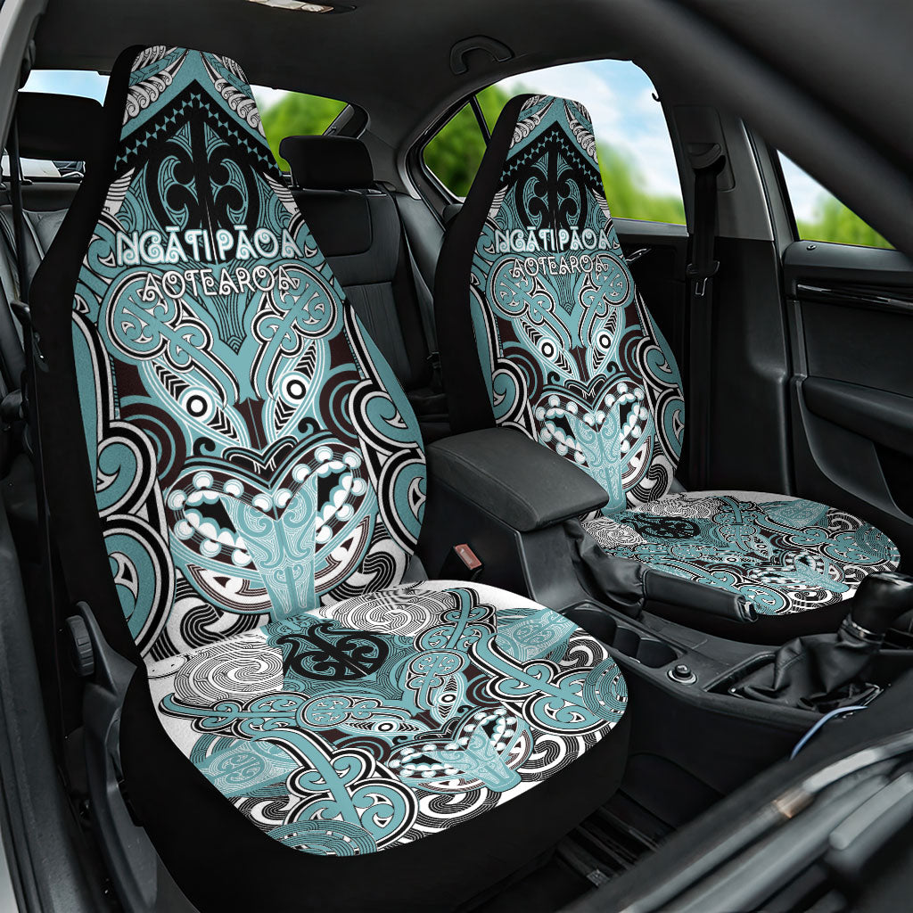 Aotearoa Iwi Ngati Paoa Car Seat Cover Maori Kowhaiwhai Pattern
