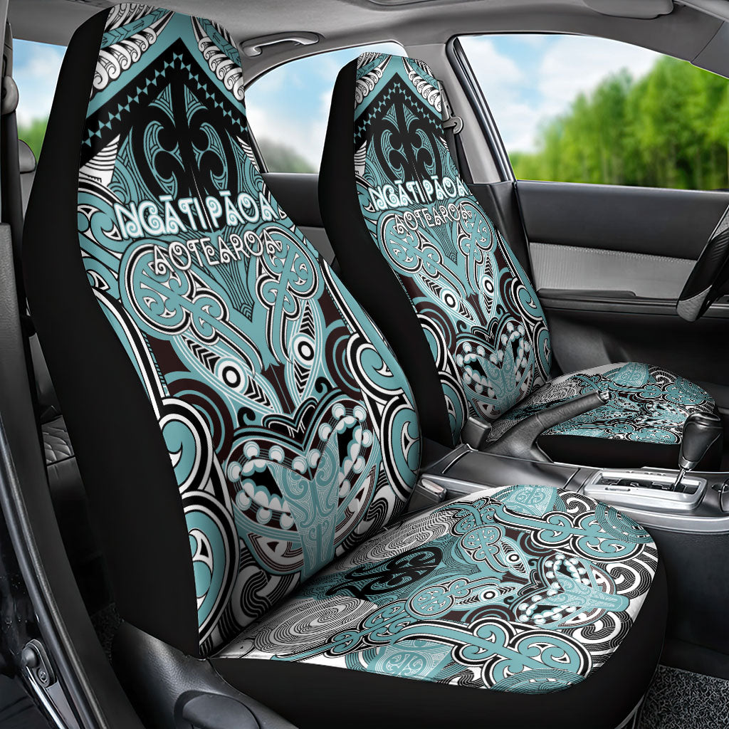 Aotearoa Iwi Ngati Paoa Car Seat Cover Maori Kowhaiwhai Pattern