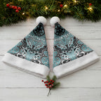 Aotearoa Iwi Ngati Paoa Personalised Christmas Santa Hat Maori Kowhaiwhai Pattern