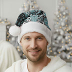 Aotearoa Iwi Ngati Paoa Personalised Christmas Santa Hat Maori Kowhaiwhai Pattern