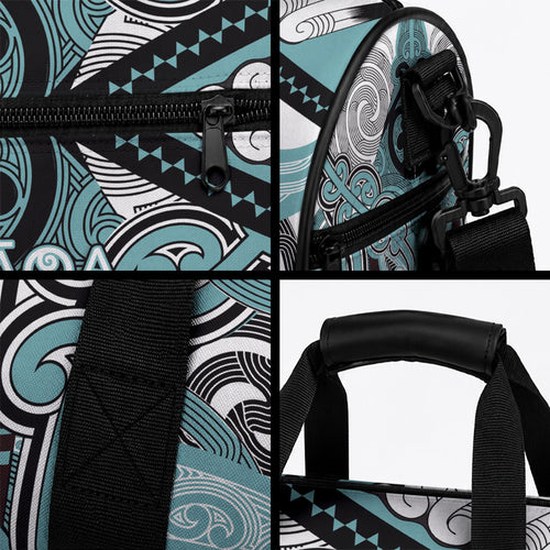 Aotearoa Iwi Ngati Paoa Duffle Bag Maori Kowhaiwhai Pattern