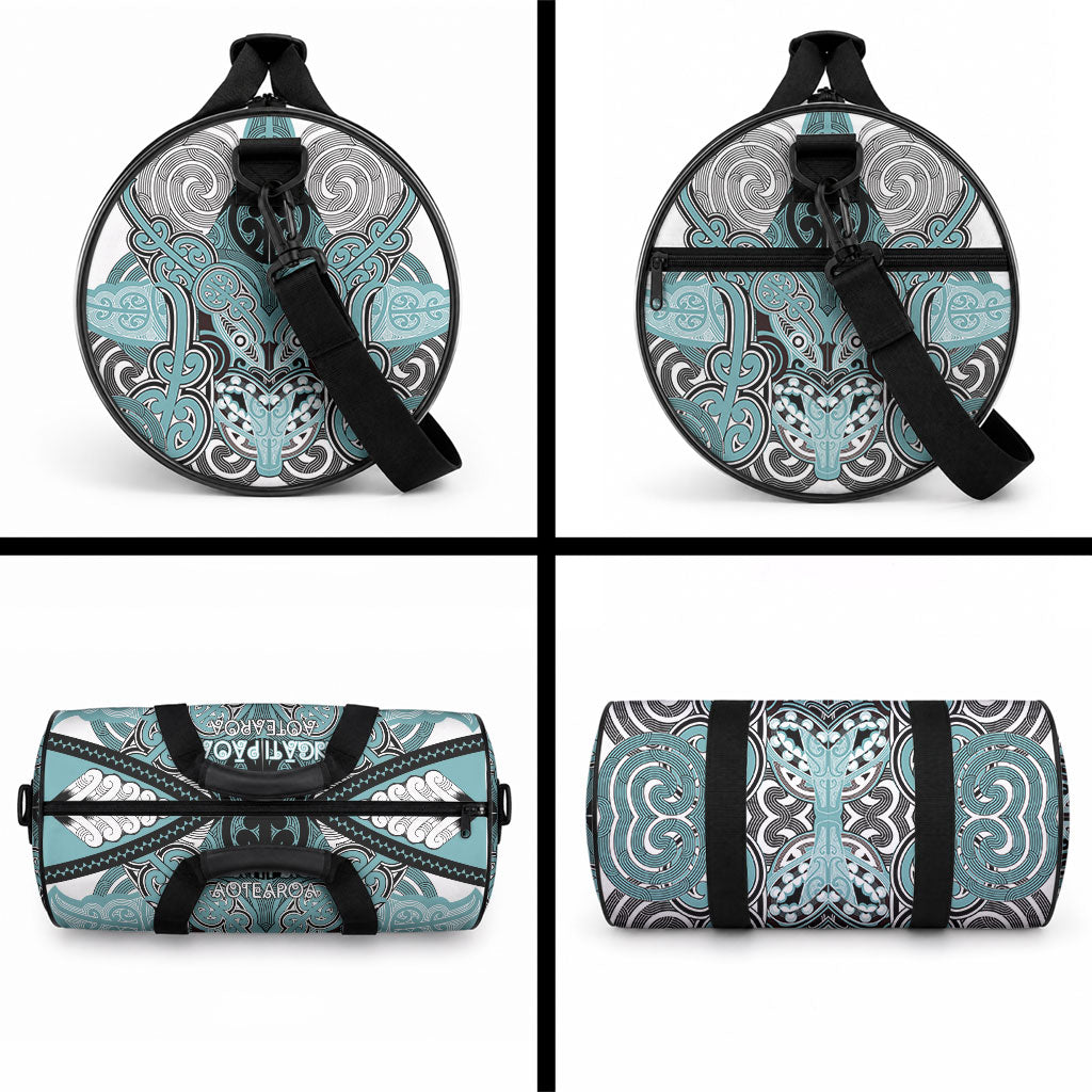 Aotearoa Iwi Ngati Paoa Duffle Bag Maori Kowhaiwhai Pattern