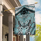 Aotearoa Iwi Ngati Paoa Garden Flag Maori Kowhaiwhai Pattern