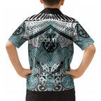 Aotearoa Iwi Ngati Paoa Personalised Hawaiian Shirt Maori Kowhaiwhai Pattern