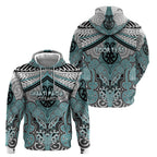 Aotearoa Iwi Ngati Paoa Personalised Hoodie Maori Kowhaiwhai Pattern