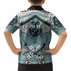 Aotearoa Iwi Ngati Paoa Personalised Kid Hawaiian Shirt Maori Kowhaiwhai Pattern