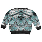 Aotearoa Iwi Ngati Paoa Personalised Kid Ugly Christmas Sweater Maori Kowhaiwhai Pattern