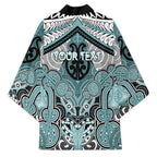 Aotearoa Iwi Ngati Paoa Personalised Kimono Maori Kowhaiwhai Pattern
