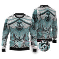 Aotearoa Iwi Ngati Paoa Personalised Ugly Christmas Sweater Maori Kowhaiwhai Pattern