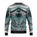 Aotearoa Iwi Ngati Paoa Personalised Ugly Christmas Sweater Maori Kowhaiwhai Pattern