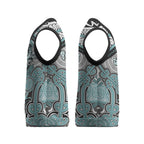 Aotearoa Iwi Ngati Paoa Personalised Christmas Knitted V-Neck Vest Maori Kowhaiwhai Pattern