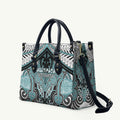 Aotearoa Iwi Ngati Paoa Leather Bag Maori Kowhaiwhai Pattern