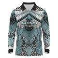 Aotearoa Iwi Ngati Paoa Personalised Long Sleeve Polo Shirt Maori Kowhaiwhai Pattern
