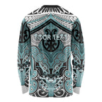 Aotearoa Iwi Ngati Paoa Personalised Long Sleeve Shirt Maori Kowhaiwhai Pattern