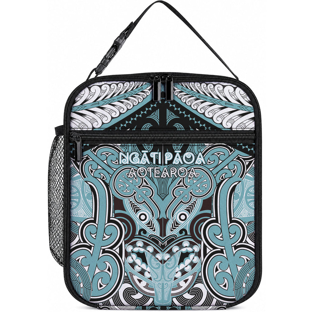 Aotearoa Iwi Ngati Paoa Lunch Bag Maori Kowhaiwhai Pattern