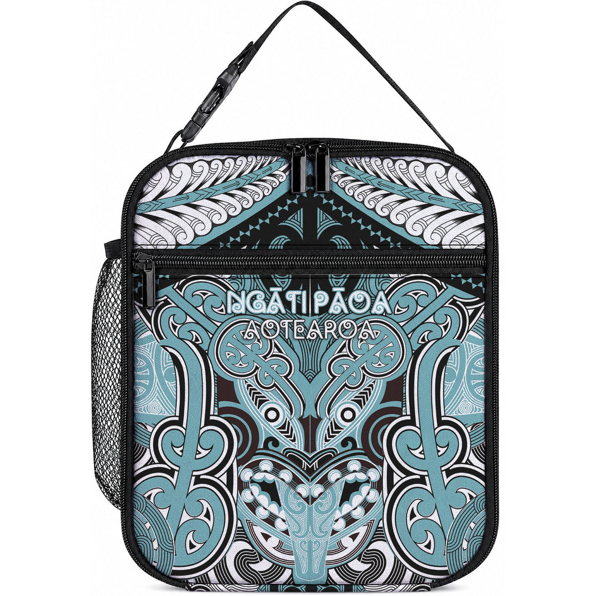Aotearoa Iwi Ngati Paoa Lunch Bag Maori Kowhaiwhai Pattern