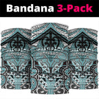 Aotearoa Iwi Ngati Paoa Neck Gaiter Maori Kowhaiwhai Pattern