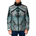 Aotearoa Iwi Ngati Paoa Personalised Padded Jacket Maori Kowhaiwhai Pattern