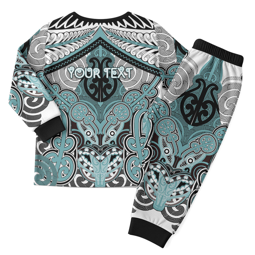 Aotearoa Iwi Ngati Paoa Personalised Christmas Pajama Set Maori Kowhaiwhai Pattern