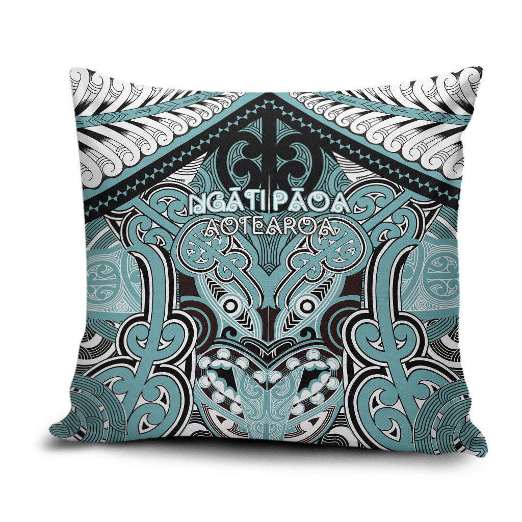 Aotearoa Iwi Ngati Paoa Pillow Cover Maori Kowhaiwhai Pattern