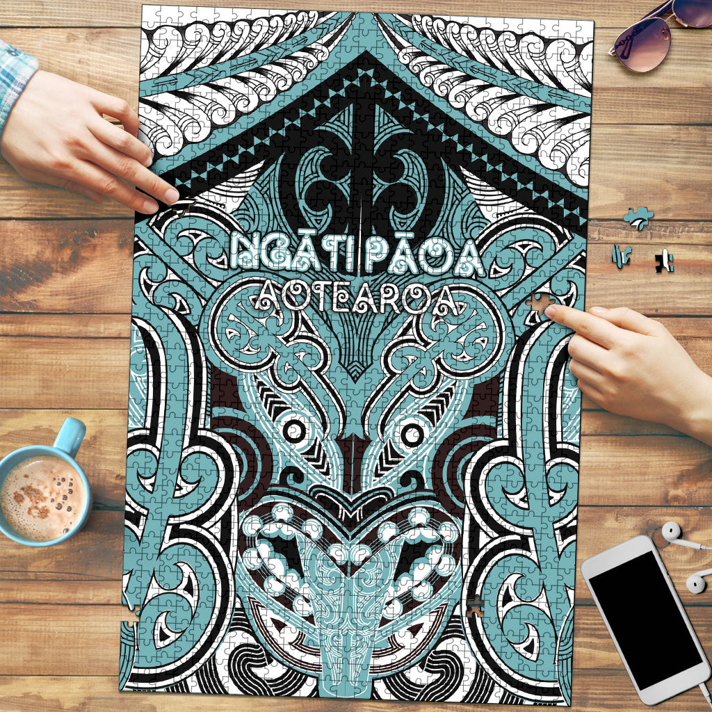 Aotearoa Iwi Ngati Paoa Puzzle Maori Kowhaiwhai Pattern