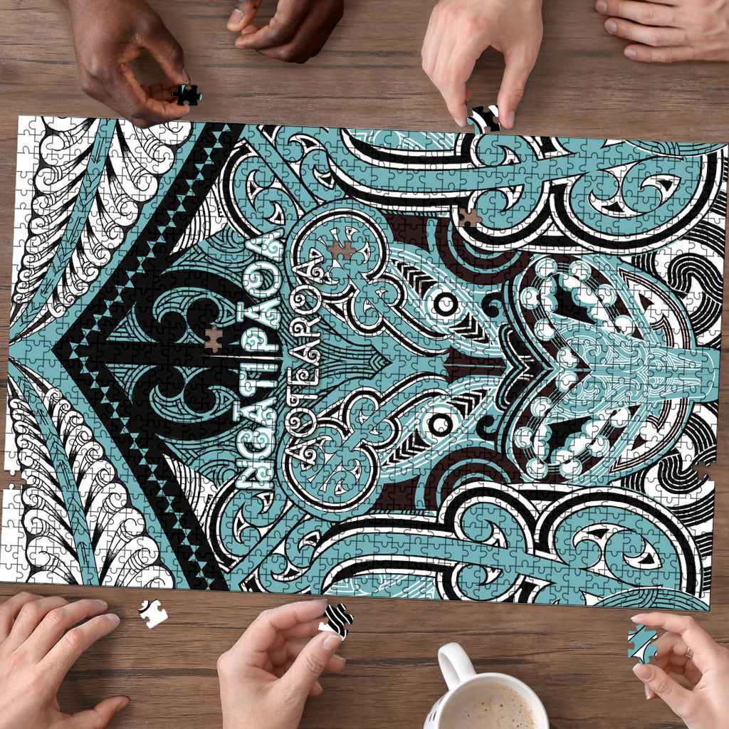 Aotearoa Iwi Ngati Paoa Puzzle Maori Kowhaiwhai Pattern