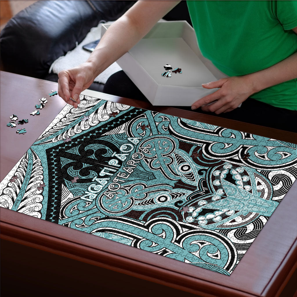 Aotearoa Iwi Ngati Paoa Puzzle Maori Kowhaiwhai Pattern