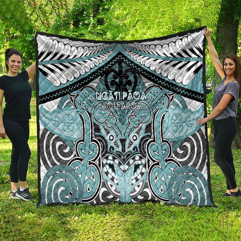 Aotearoa Iwi Ngati Paoa Quilt Maori Kowhaiwhai Pattern