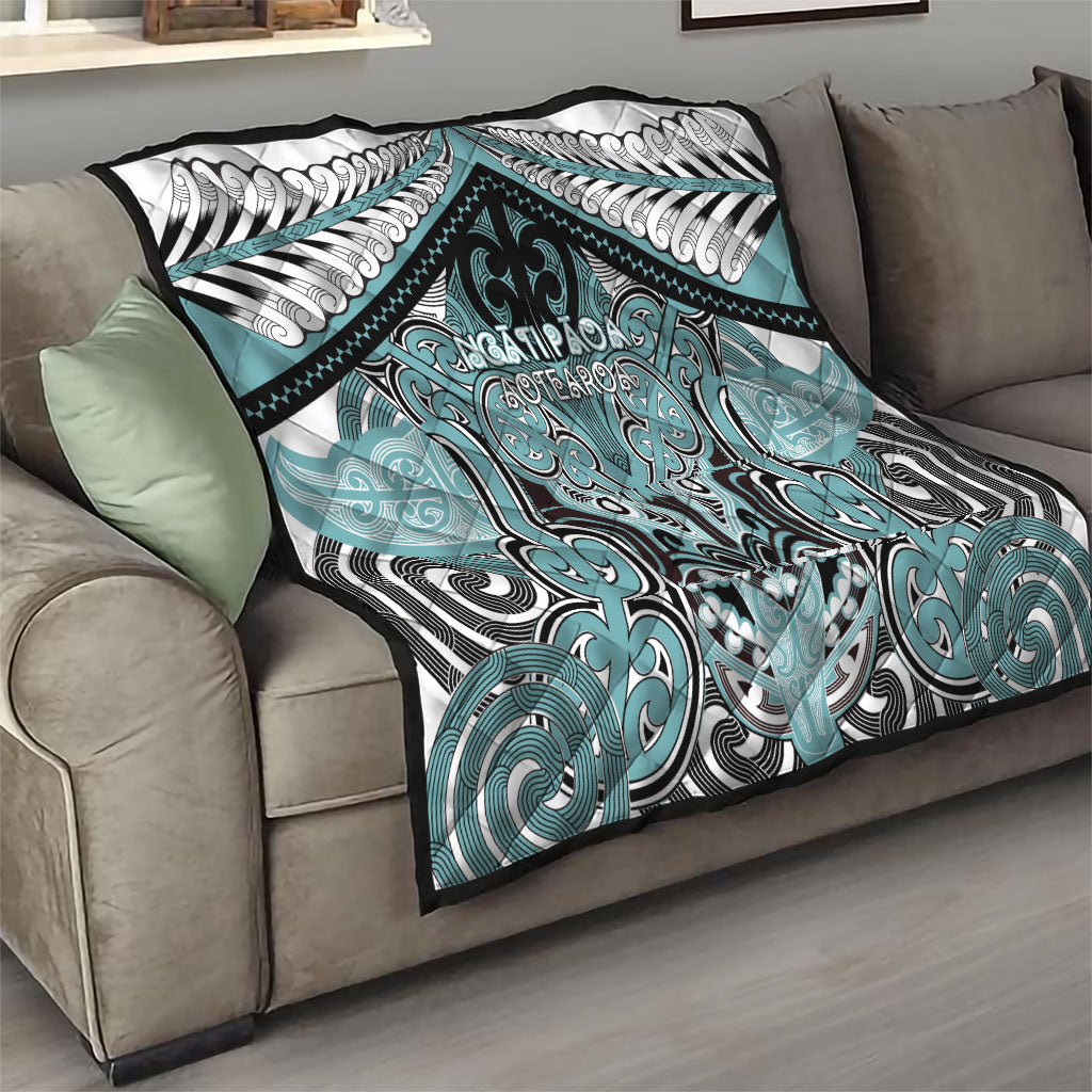Aotearoa Iwi Ngati Paoa Quilt Maori Kowhaiwhai Pattern