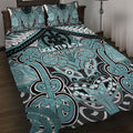 Aotearoa Iwi Ngati Paoa Quilt Bed Set Maori Kowhaiwhai Pattern