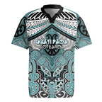 Aotearoa Iwi Ngati Paoa Personalised Rugby Jersey Maori Kowhaiwhai Pattern