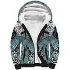 Aotearoa Iwi Ngati Paoa Personalised Sherpa Hoodie Maori Kowhaiwhai Pattern