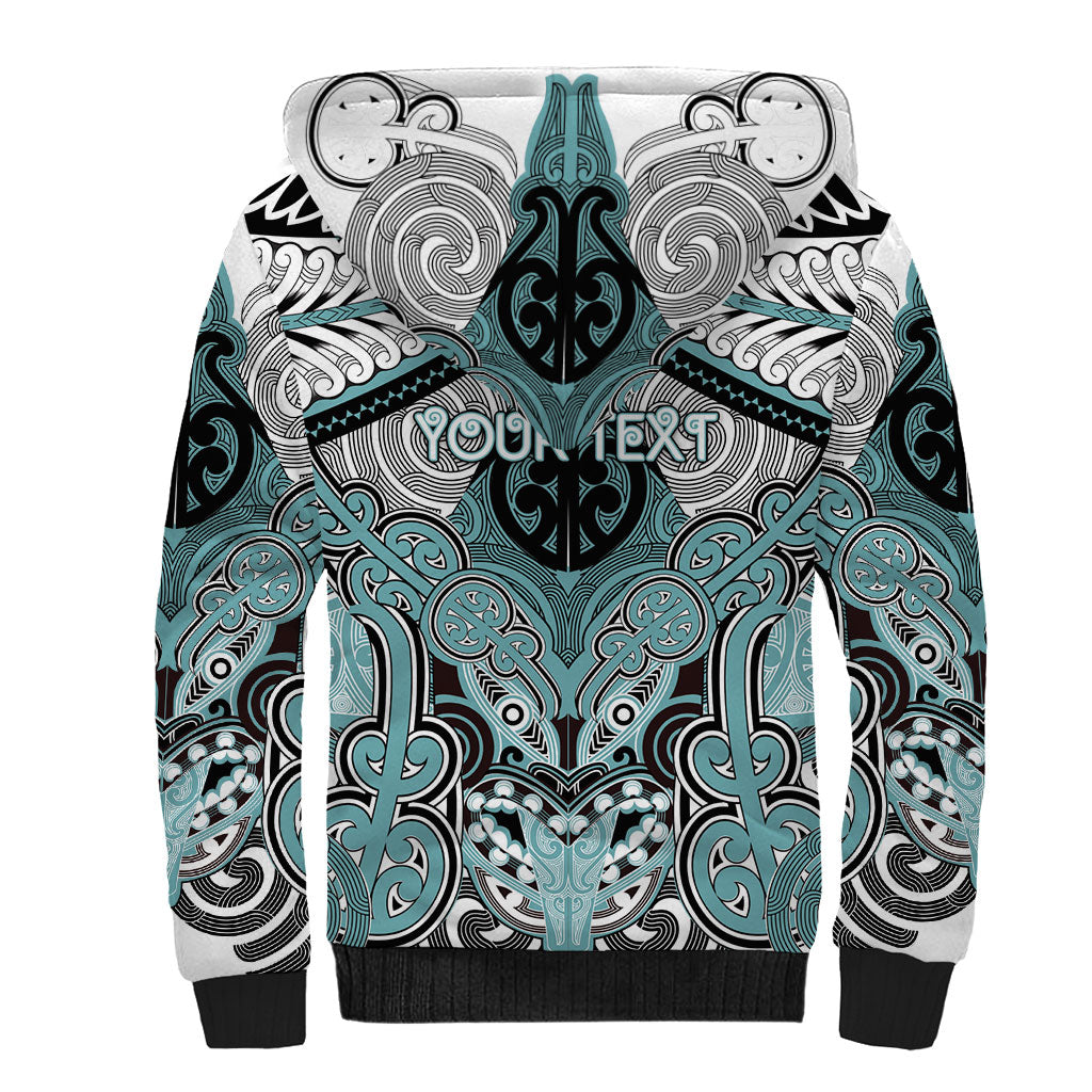Aotearoa Iwi Ngati Paoa Personalised Sherpa Hoodie Maori Kowhaiwhai Pattern