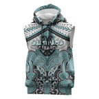 Aotearoa Iwi Ngati Paoa Personalised Sleeveless Hoodie Maori Kowhaiwhai Pattern