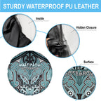 Aotearoa Iwi Ngati Paoa Spare Tire Cover Maori Kowhaiwhai Pattern