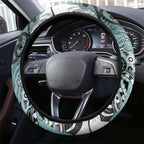 Aotearoa Iwi Ngati Paoa Steering Wheel Cover Maori Kowhaiwhai Pattern