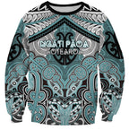 Aotearoa Iwi Ngati Paoa Personalised Sweatshirt Maori Kowhaiwhai Pattern