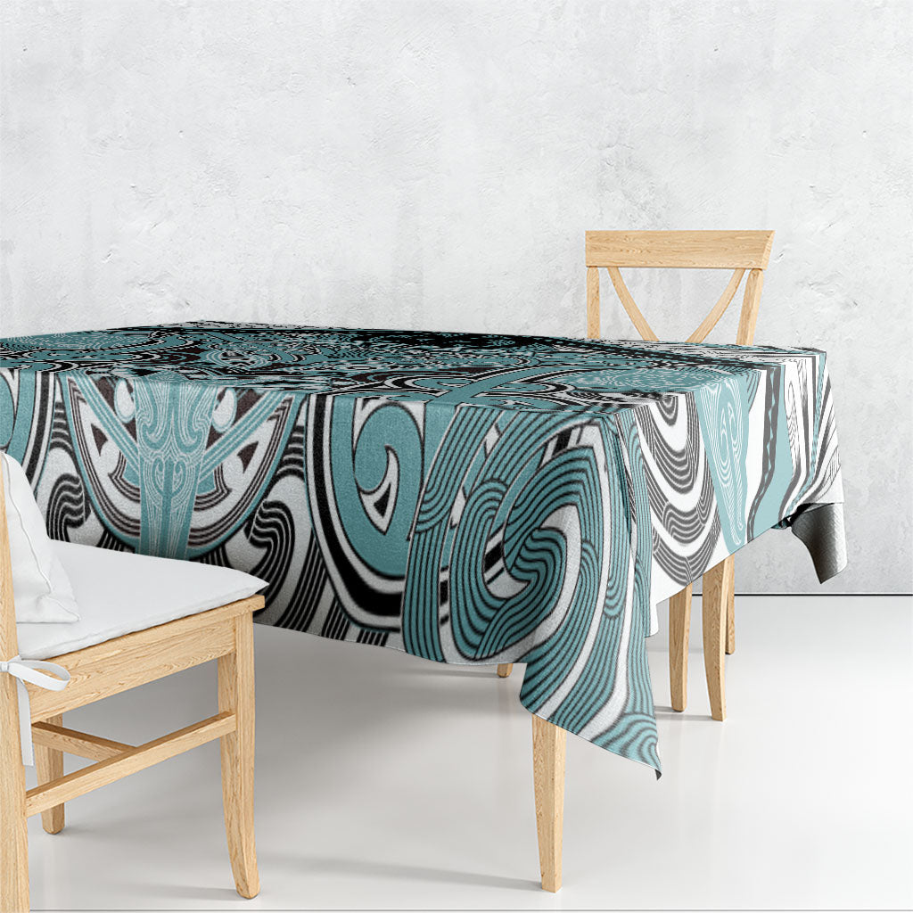 Aotearoa Iwi Ngati Paoa Tablecloth Maori Kowhaiwhai Pattern