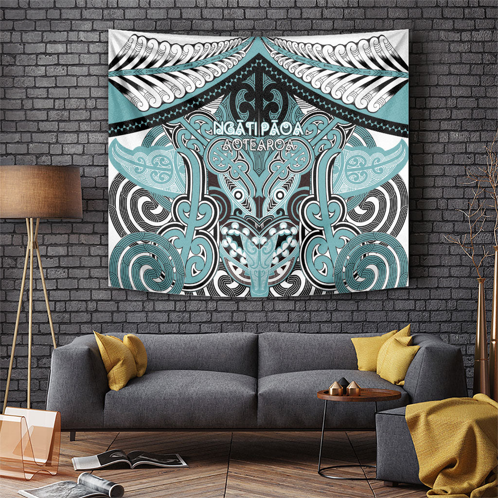 Aotearoa Iwi Ngati Paoa Tapestry Maori Kowhaiwhai Pattern