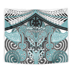 Aotearoa Iwi Ngati Paoa Tapestry Maori Kowhaiwhai Pattern