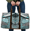 Aotearoa Iwi Ngati Paoa Travel Bag Maori Kowhaiwhai Pattern