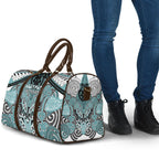 Aotearoa Iwi Ngati Paoa Travel Bag Maori Kowhaiwhai Pattern