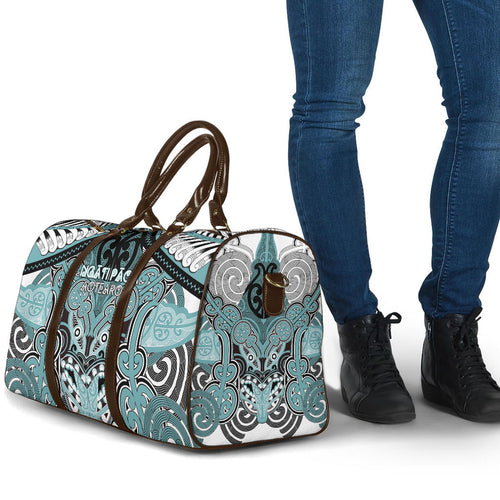 Aotearoa Iwi Ngati Paoa Travel Bag Maori Kowhaiwhai Pattern